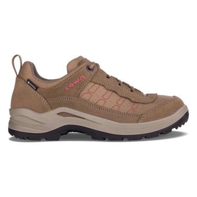 Lowa Taurus Pro GTX Lo WS Dames - Wandelschoenen Bruin / Roze HOZJVQ350